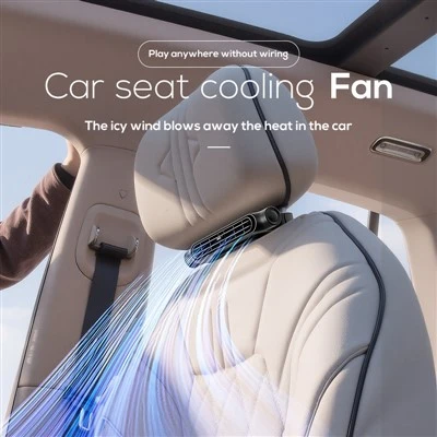 CF06 Araç Koltuğu Boyun Soğutma Fanı 3000mAh Araba Koltuğu Fanı